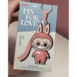 Pop MART Labubu the Monsters Pin For Love Confirmed Blind Box (Letter S)
